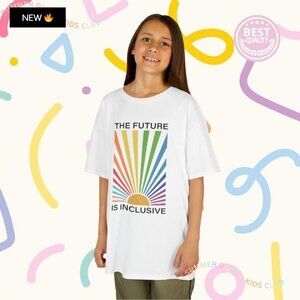 KIDS The Future Is Inclusive LGBTQ+ Family Matching Shirt